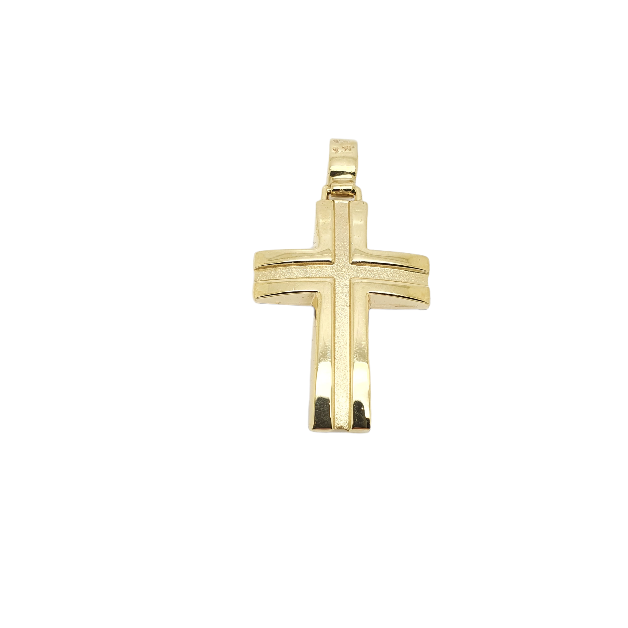 Croce in oro giallo k14  (code  AL1832)